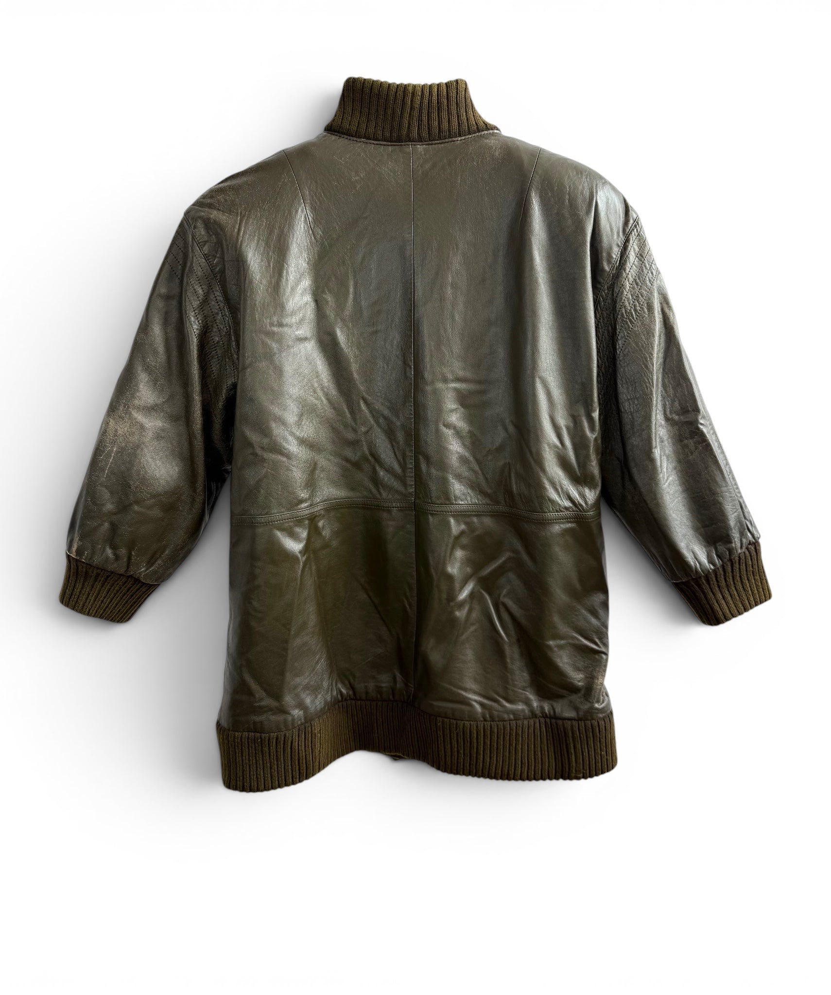 Vintage Boutique for El Corte Inglés Leather Bomber Jacket