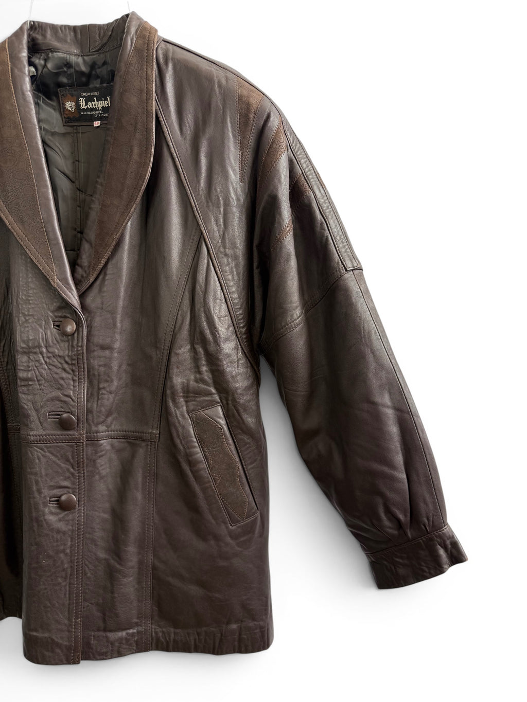 Vintage Deadstock Creaciones Larhpiel Leather Jacket