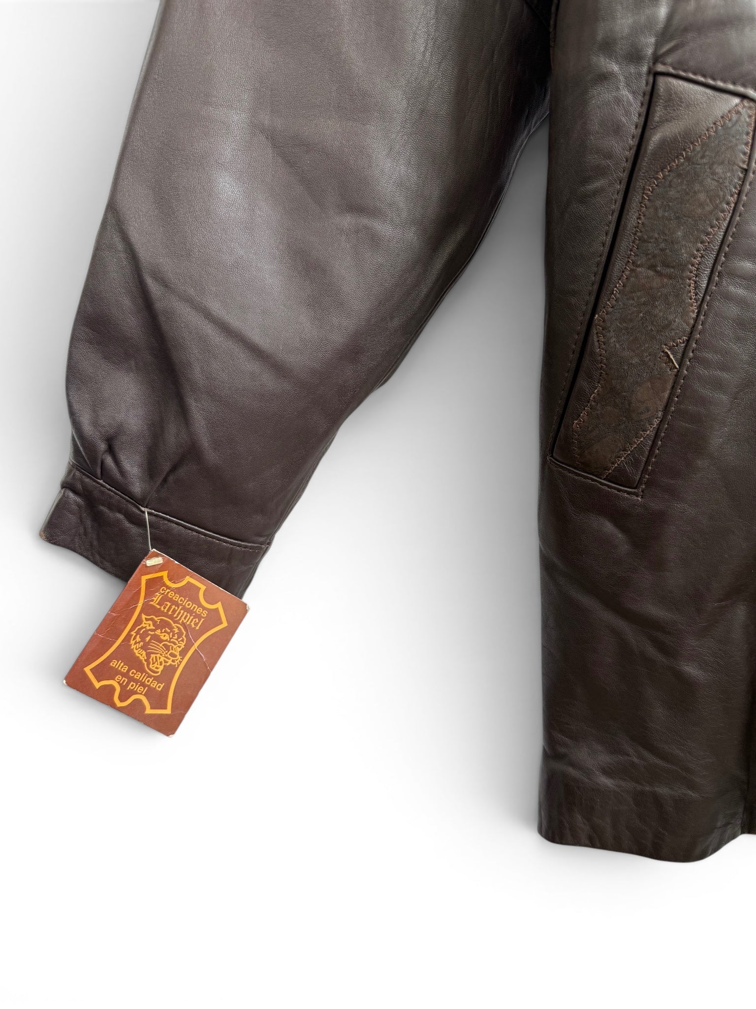 Vintage Deadstock Creaciones Larhpiel Leather Jacket