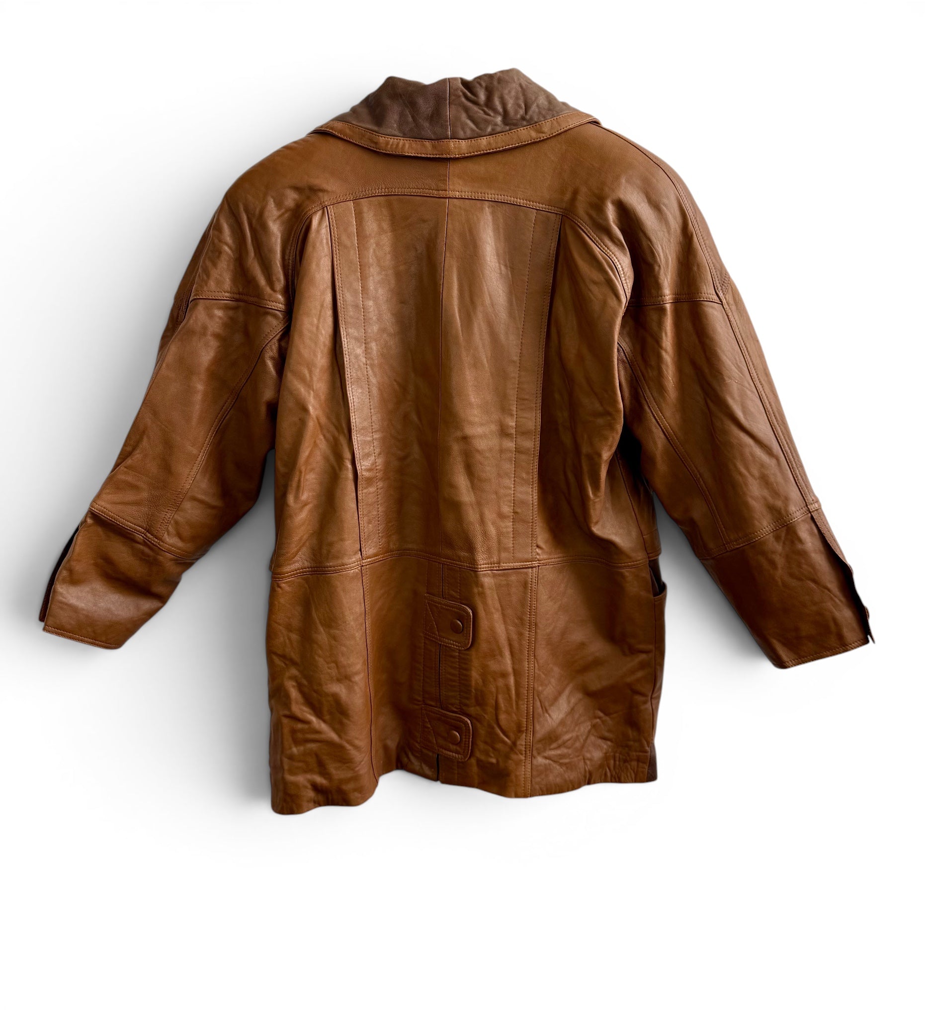 Vintage Cihaner Leatherport Two-Tone Leather Jacket