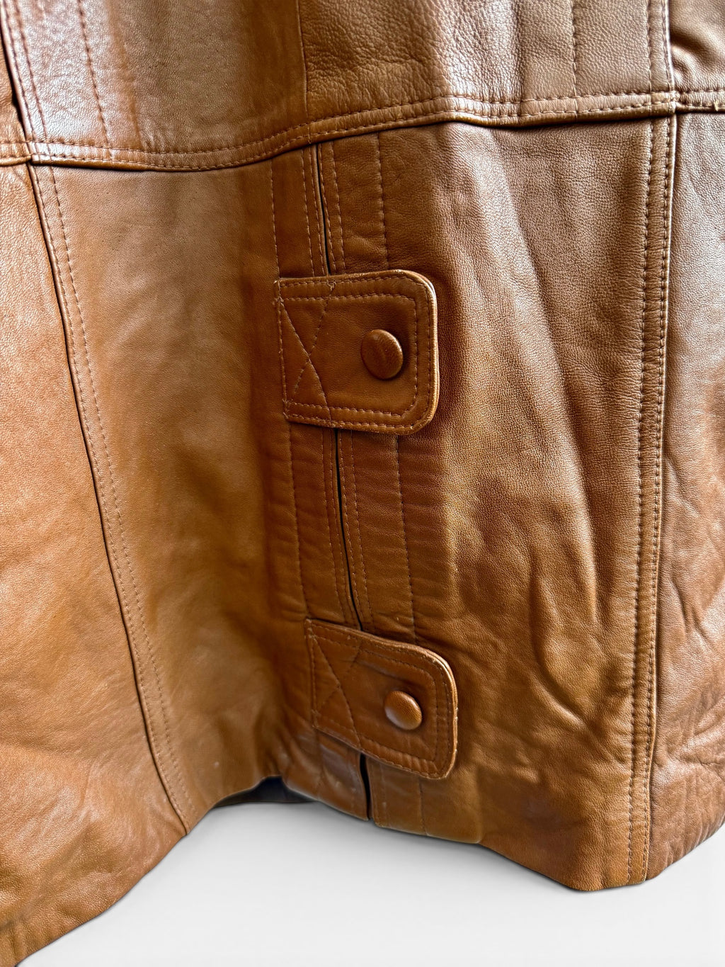 Vintage Cihaner Leatherport Two-Tone Leather Jacket