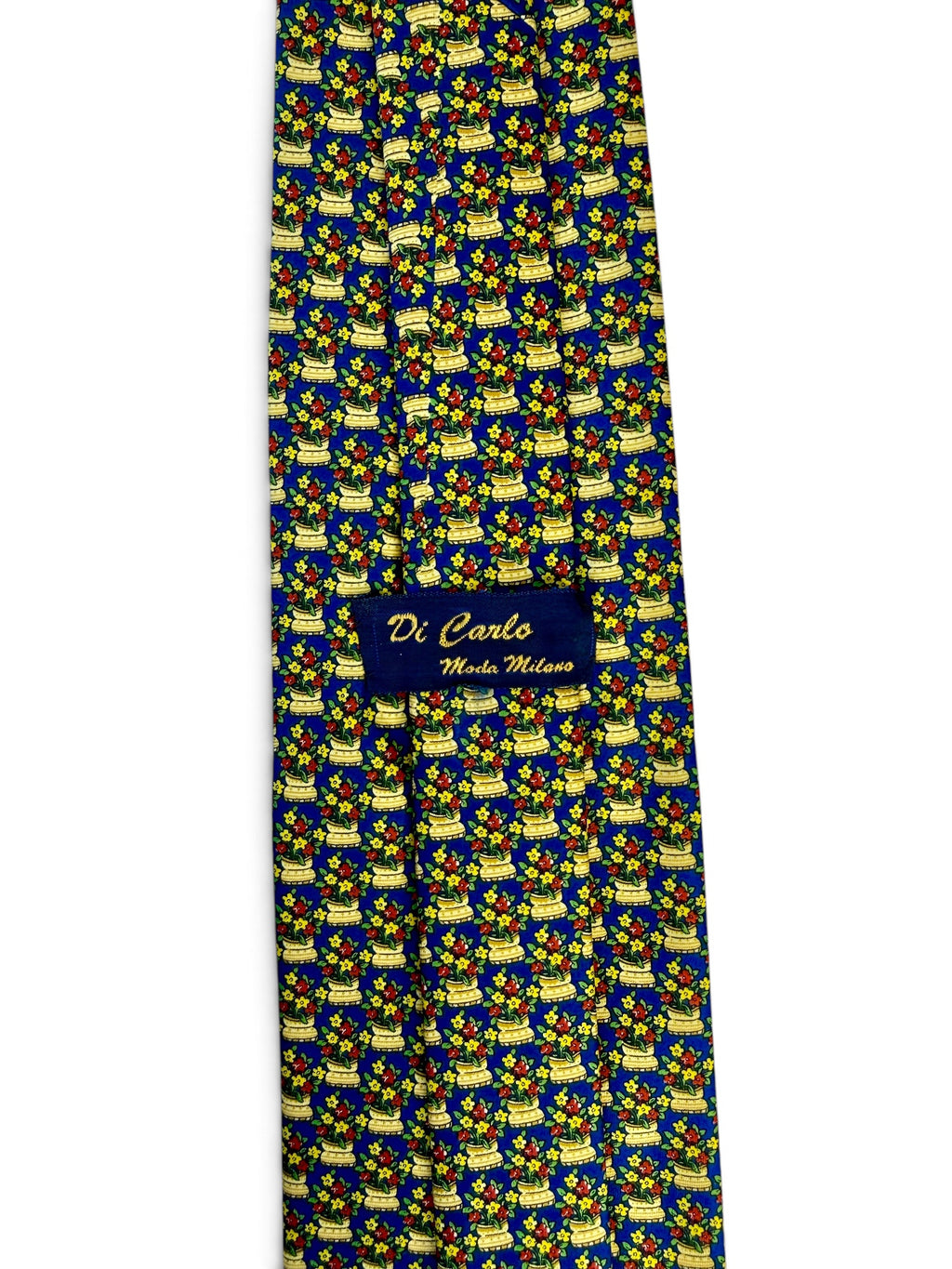 Di Carlo Moda Milano Vintage Floral Tie