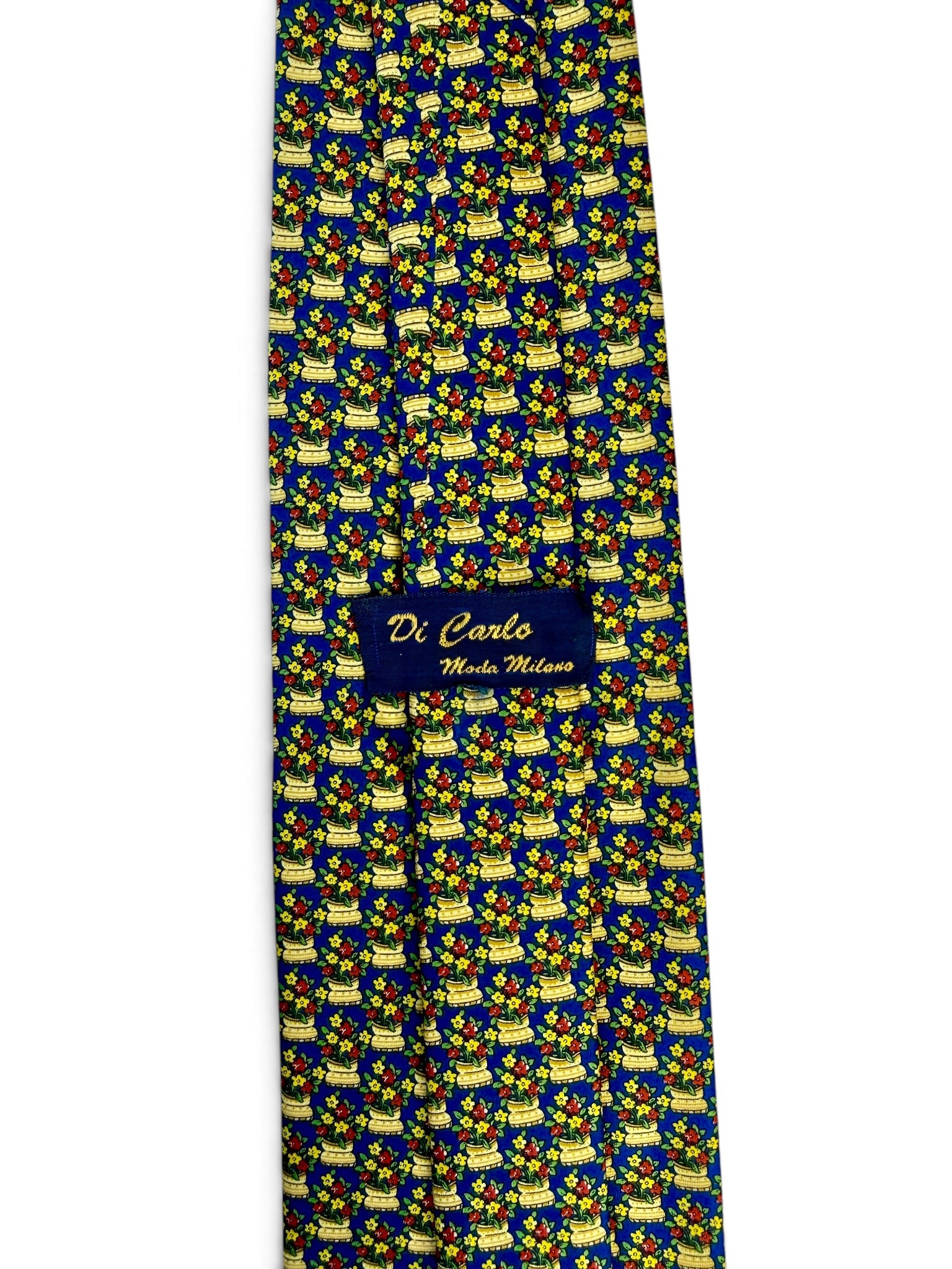 Di Carlo Moda Milano Vintage Floral Tie