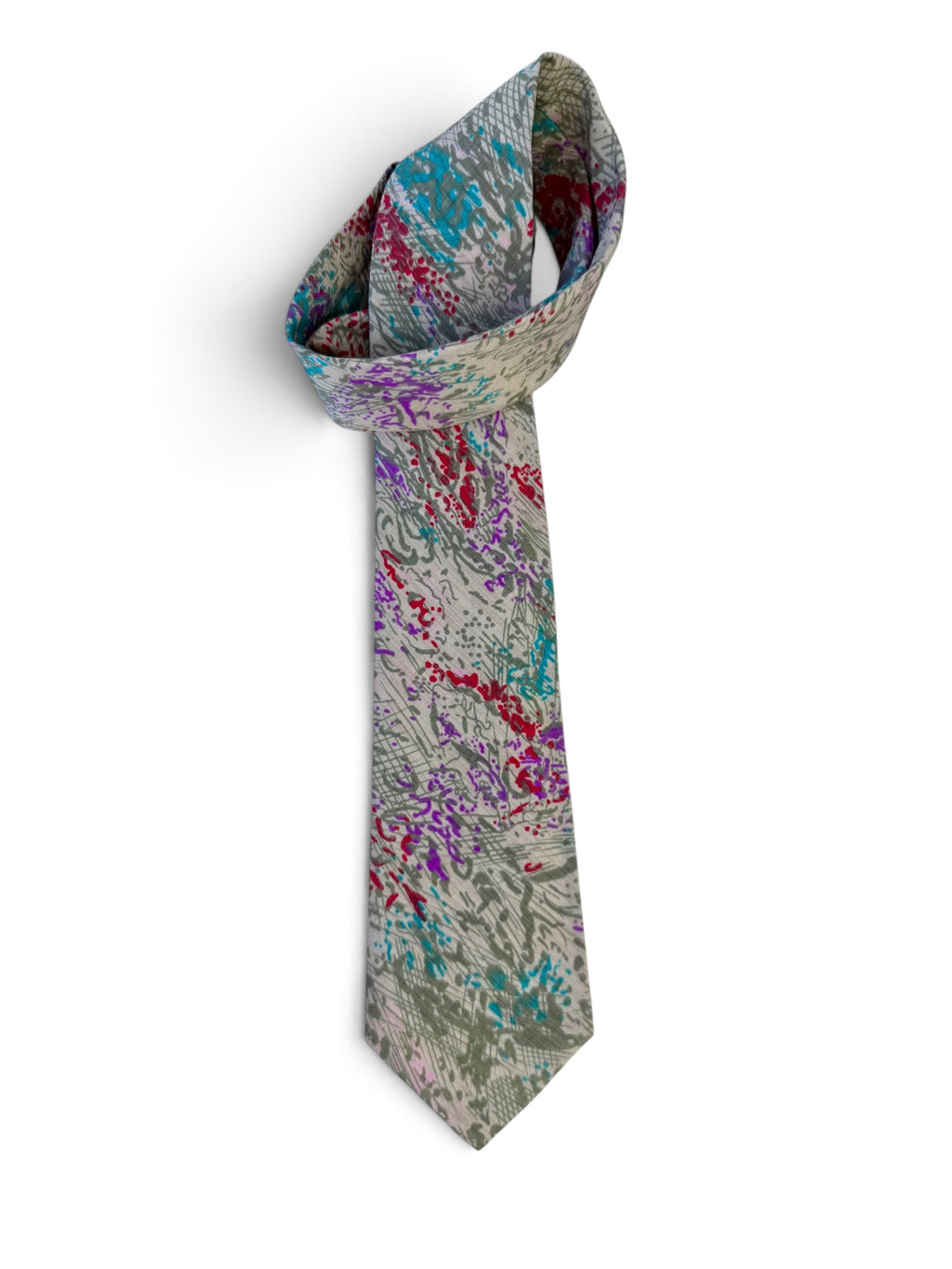 Vintage Abstract Pattern Tie