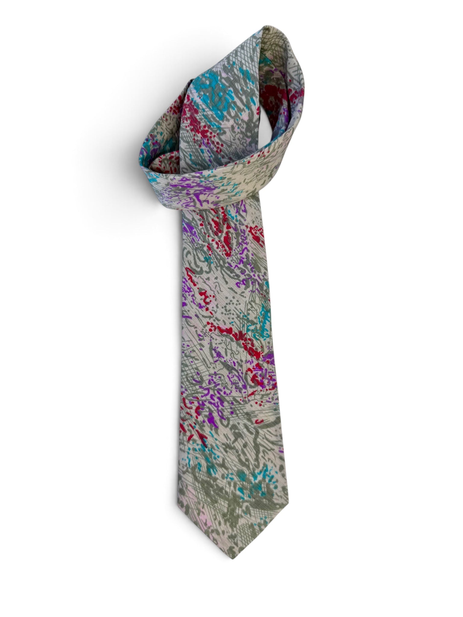 Vintage Abstract Pattern Tie