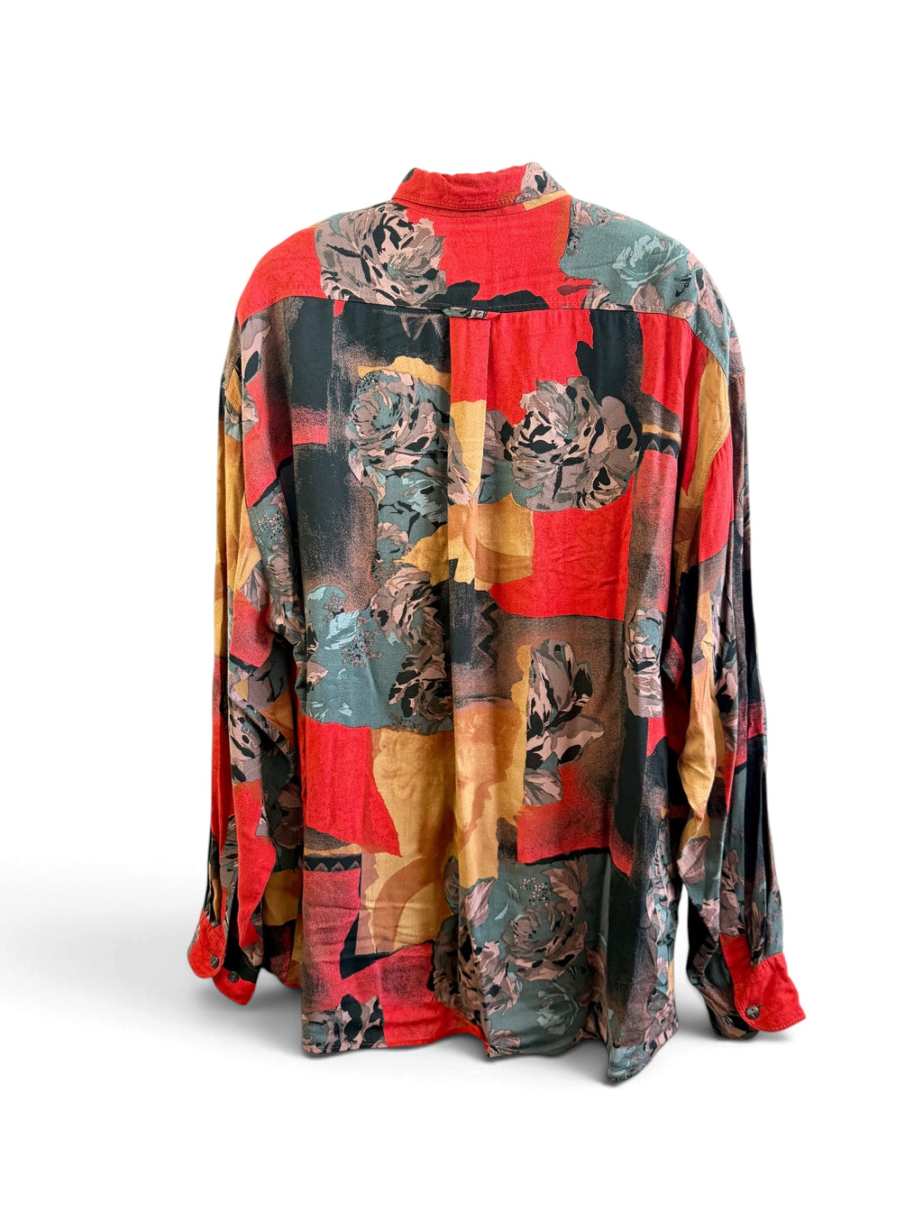 Boutique Collection Abstract Floral Shirt