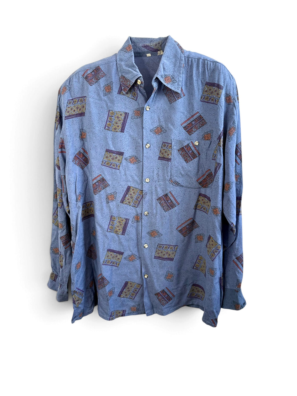 Vintage Abstract Print Shirt