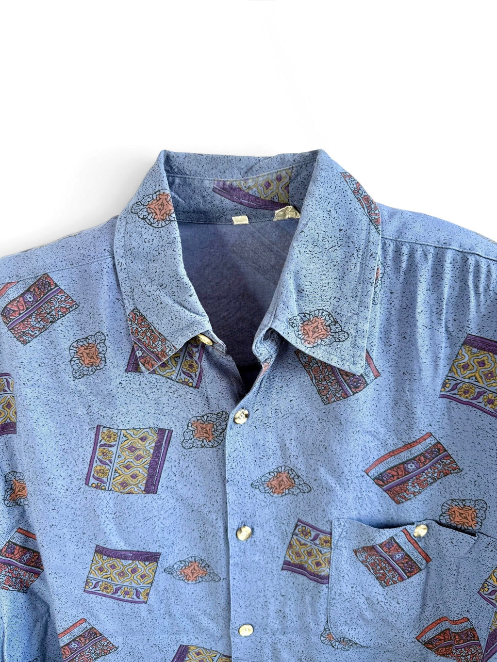 Vintage Abstract Print Shirt