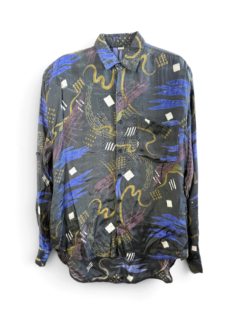 Vintage Abstract Print Shirt