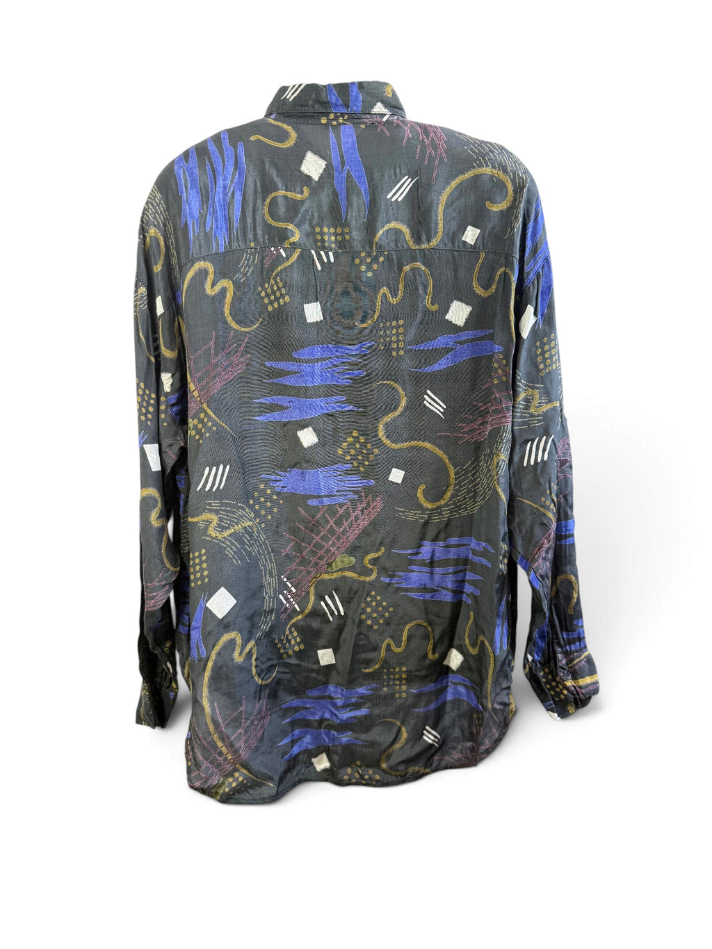 Vintage Abstract Print Shirt