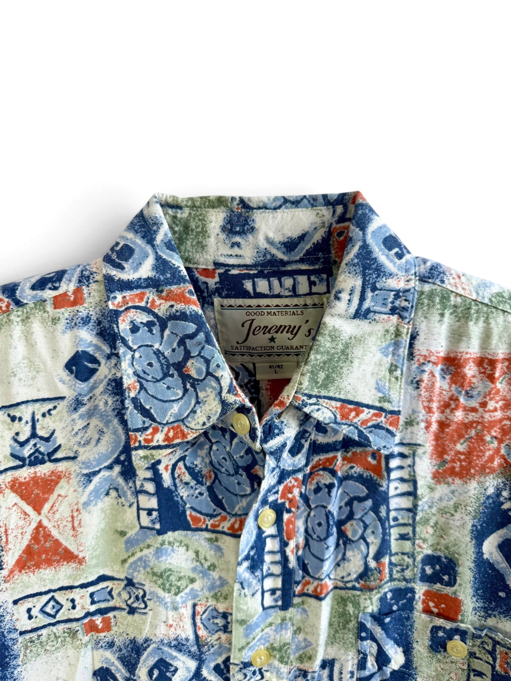 Jeremy's Abstract Print Vintage Shirt