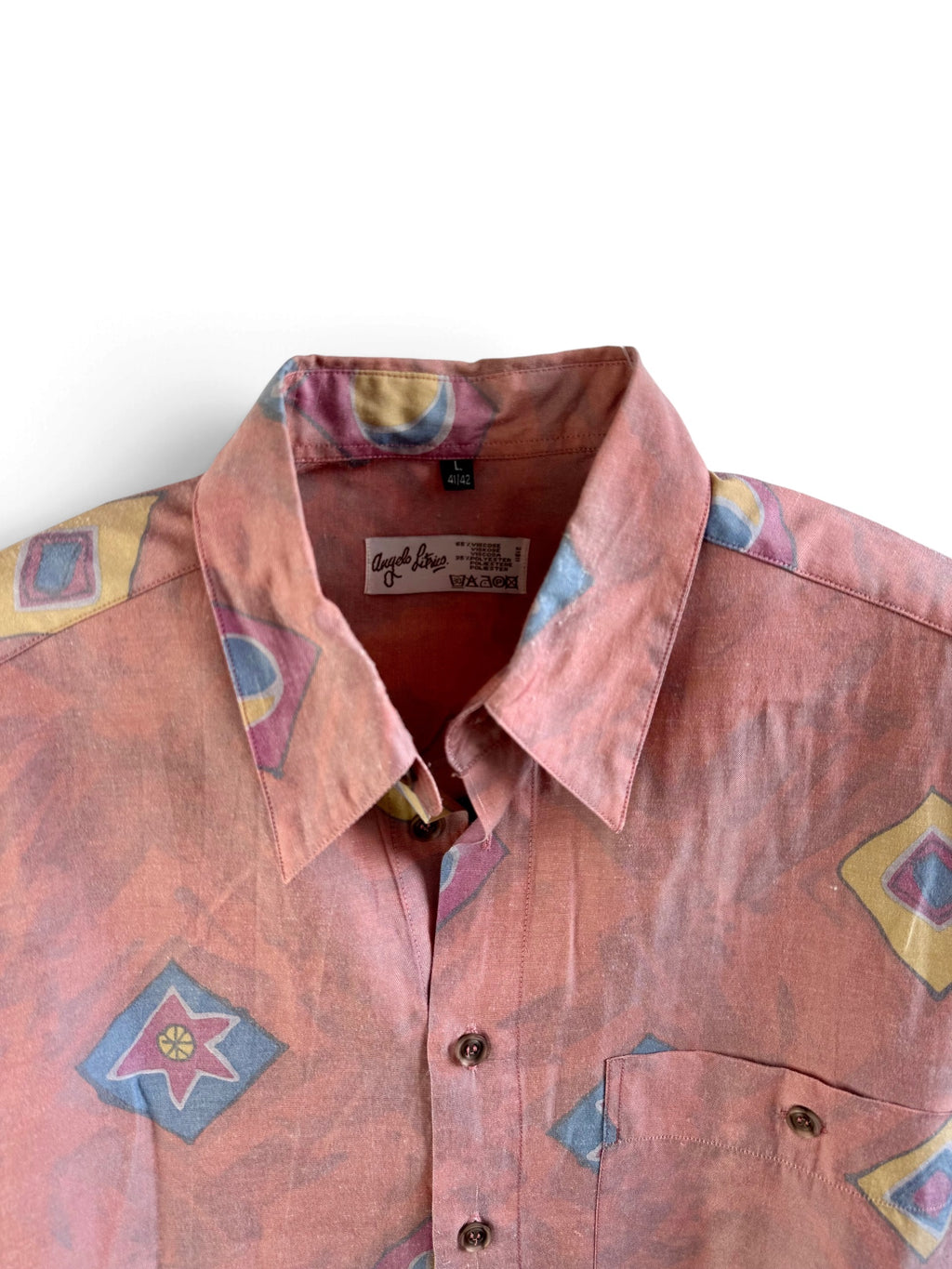 Angelo Litrico Abstract Vintage Shirt