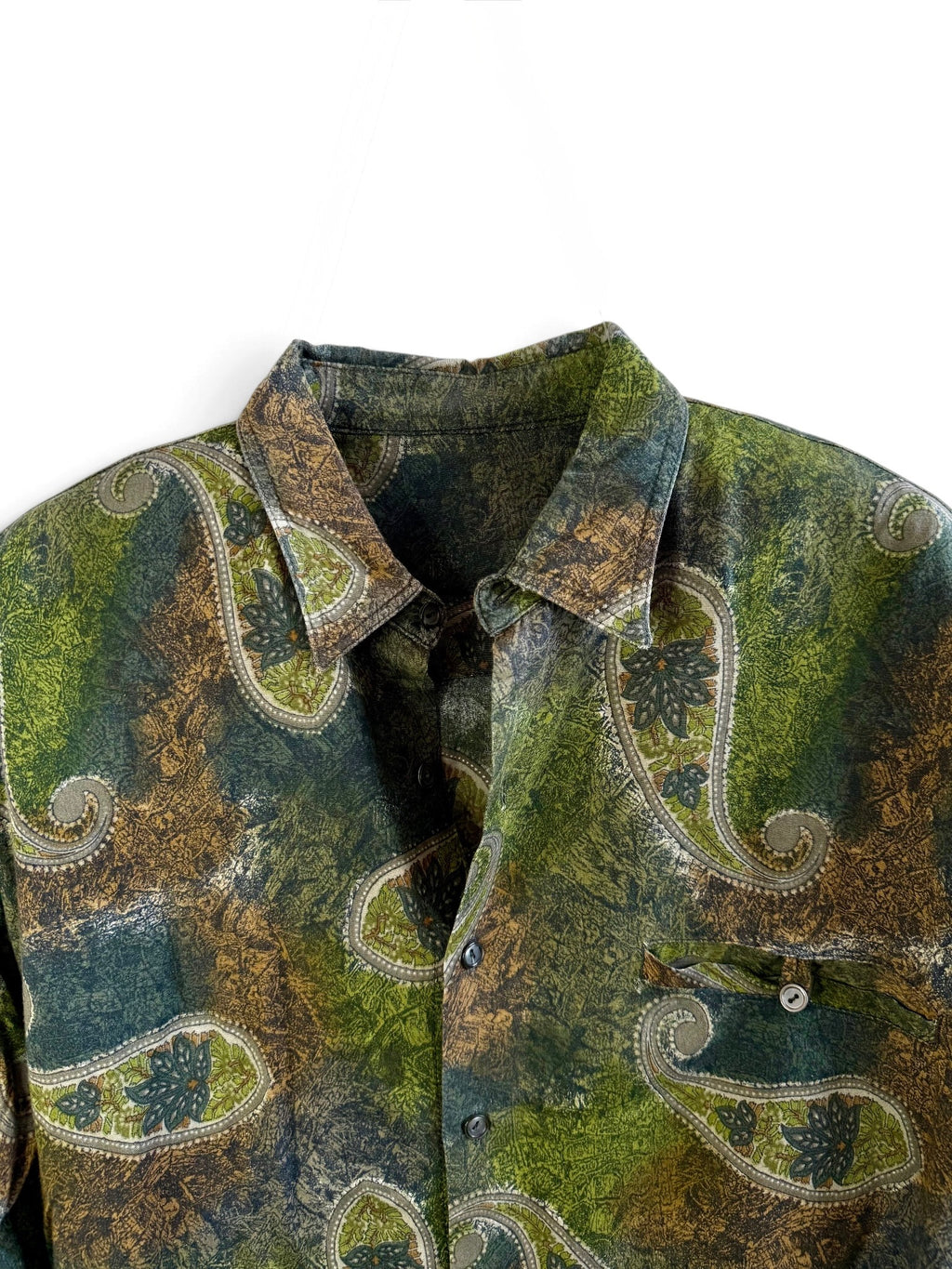 Paisley Green Vintage Shirt