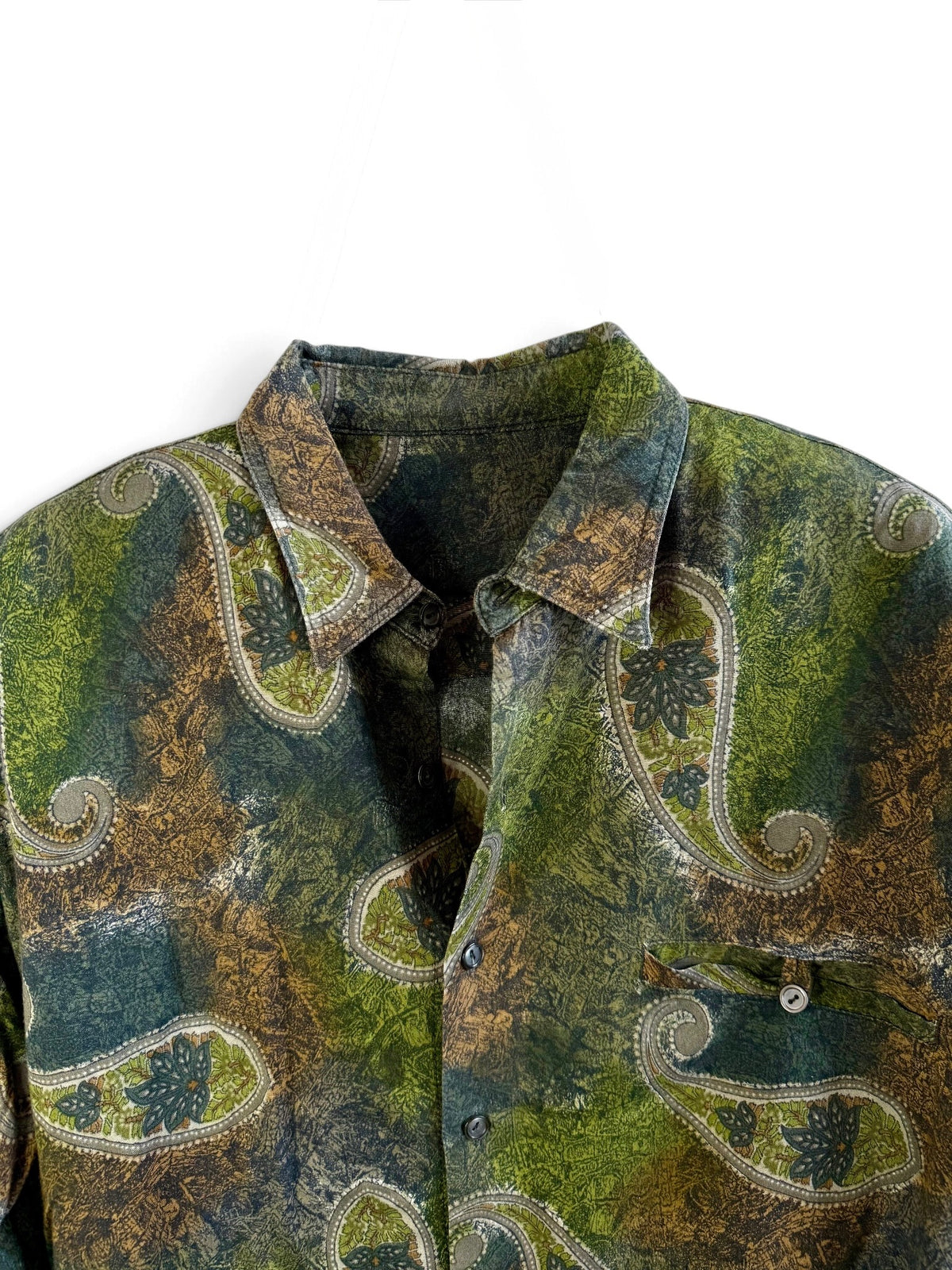 Paisley Green Vintage Shirt