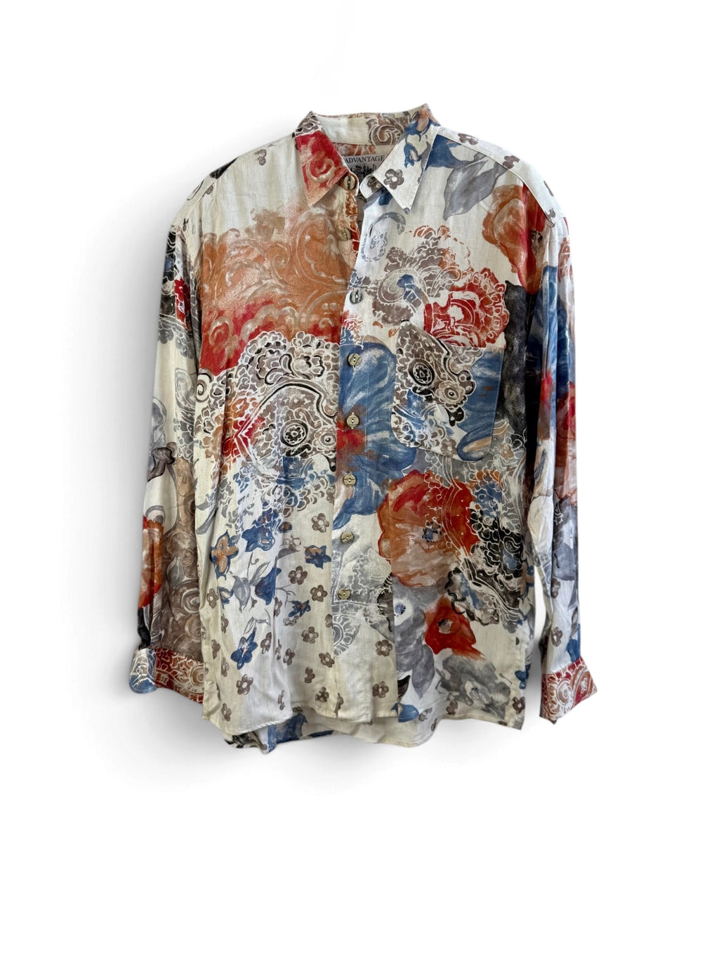 Abstract Floral Vintage Shirt
