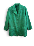 Emerald Jacquard Blazer