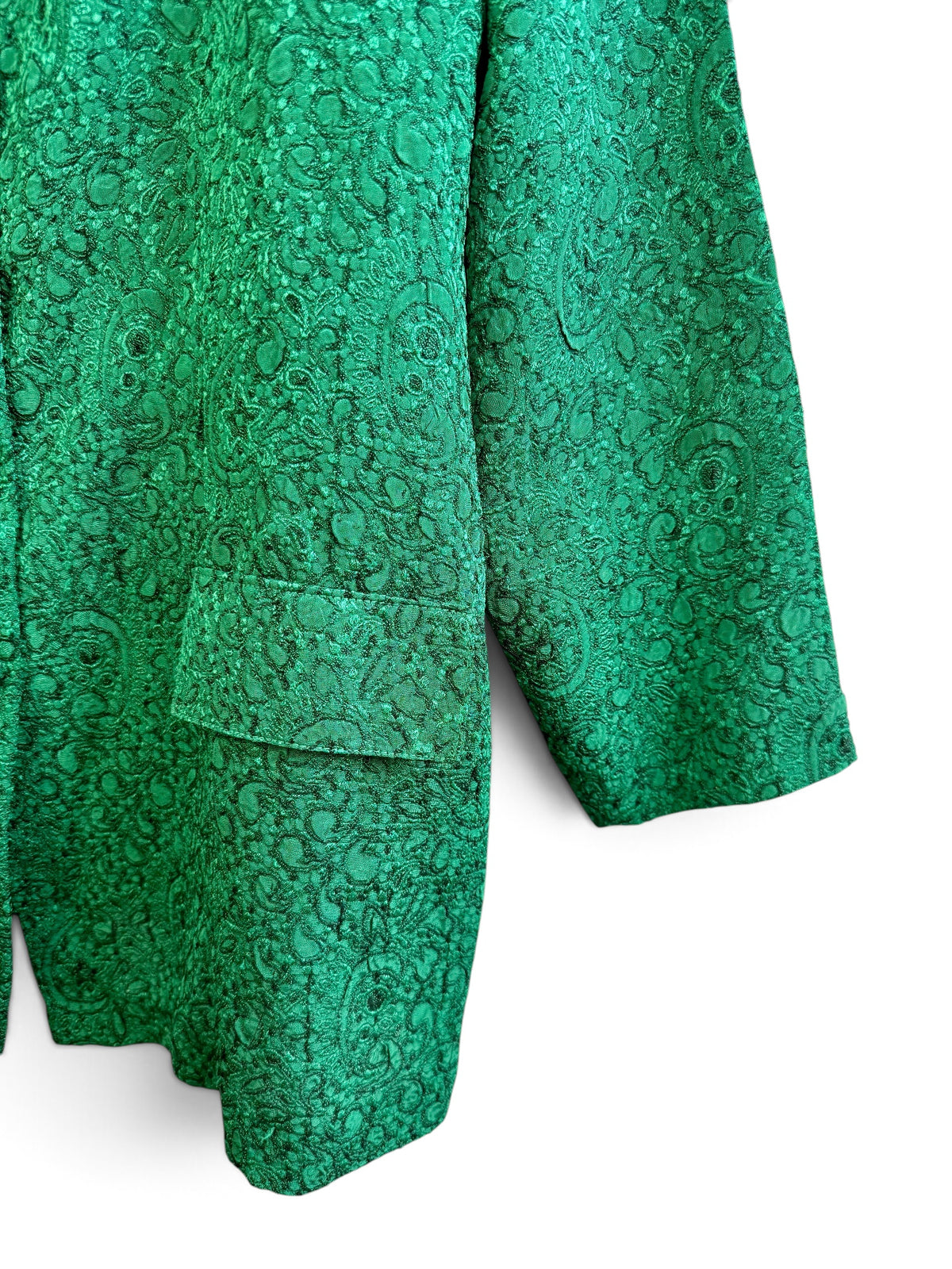 Emerald Jacquard Blazer