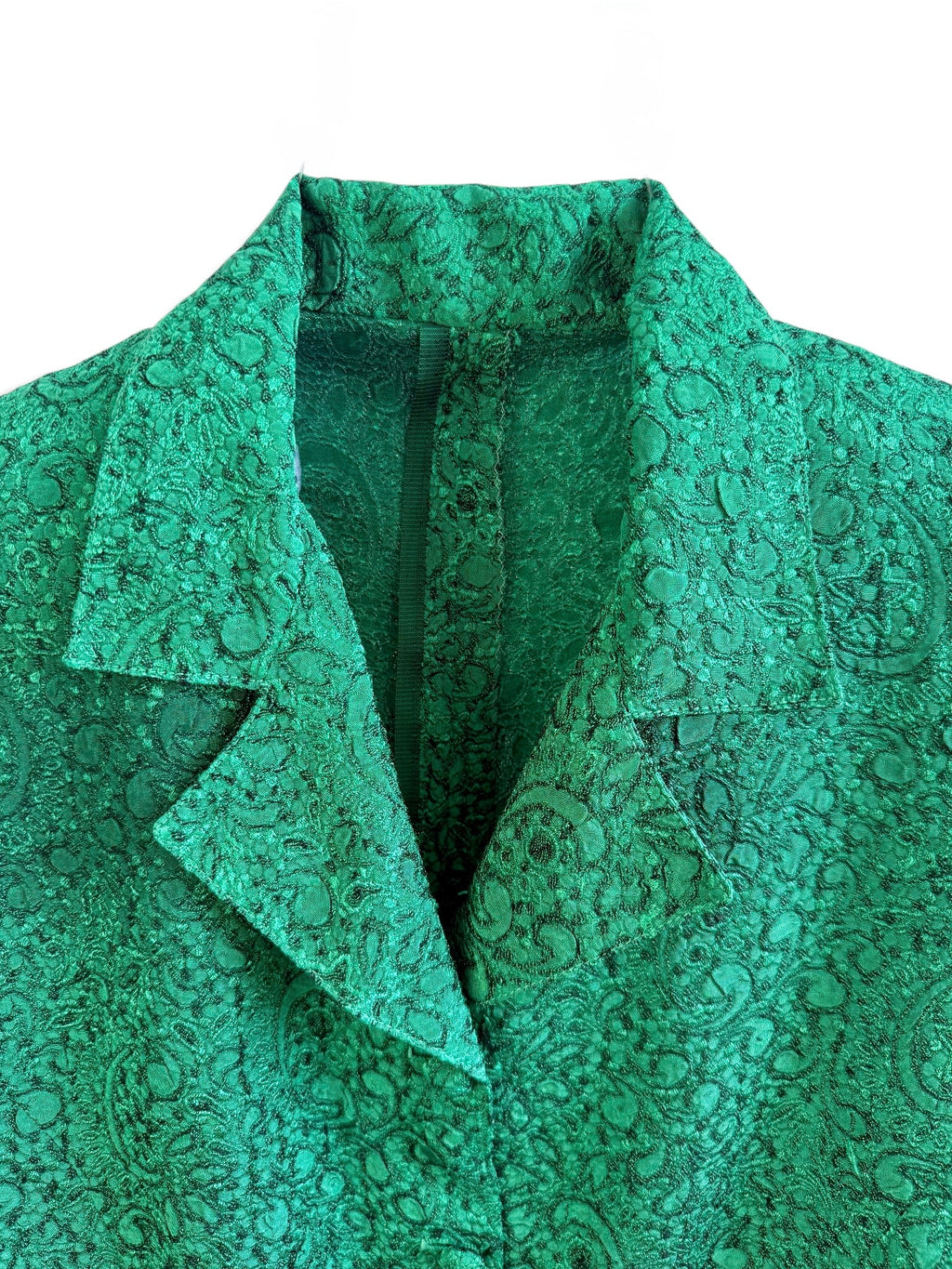 Emerald Jacquard Blazer