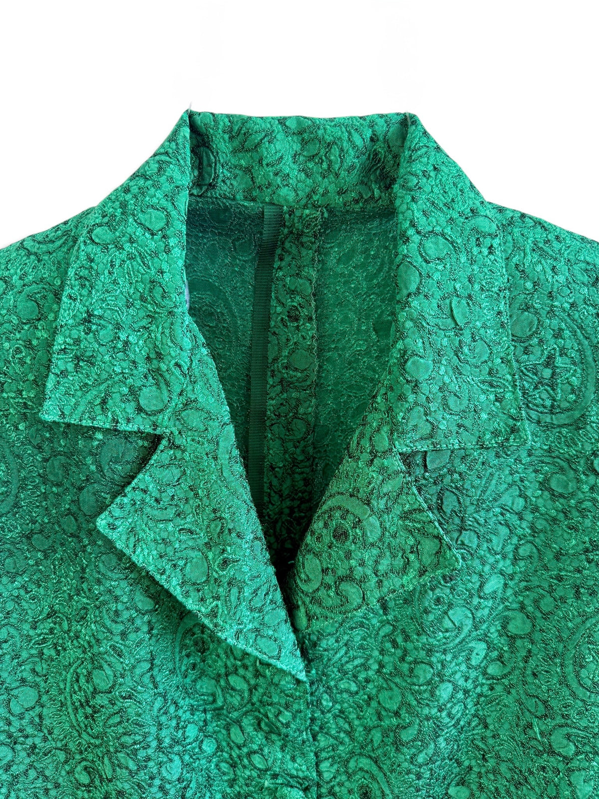 Emerald Jacquard Blazer