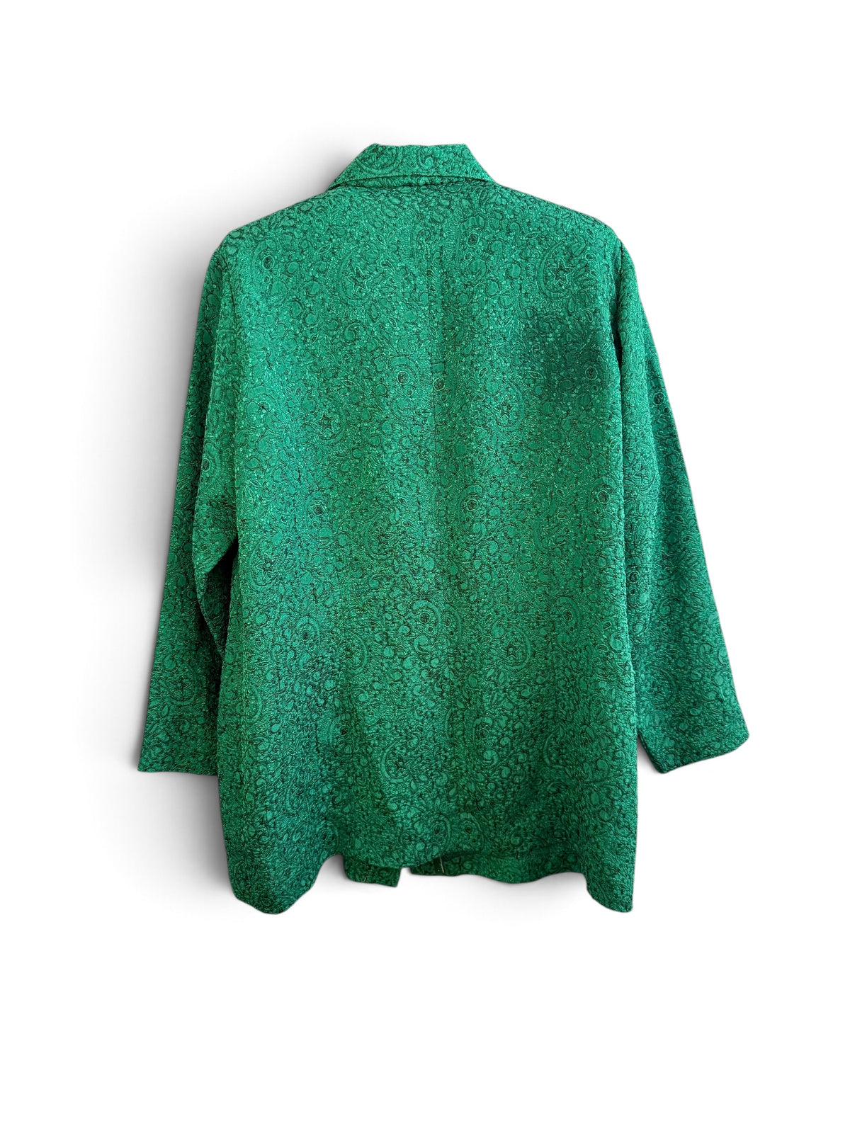 Emerald Jacquard Blazer
