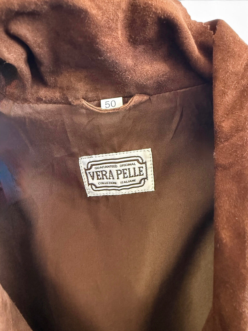 Vintage Suede Bomber Jacket