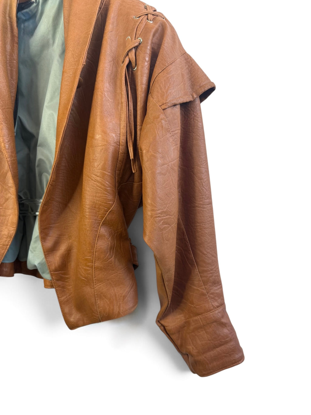 Vintage Faux Leather Jacket