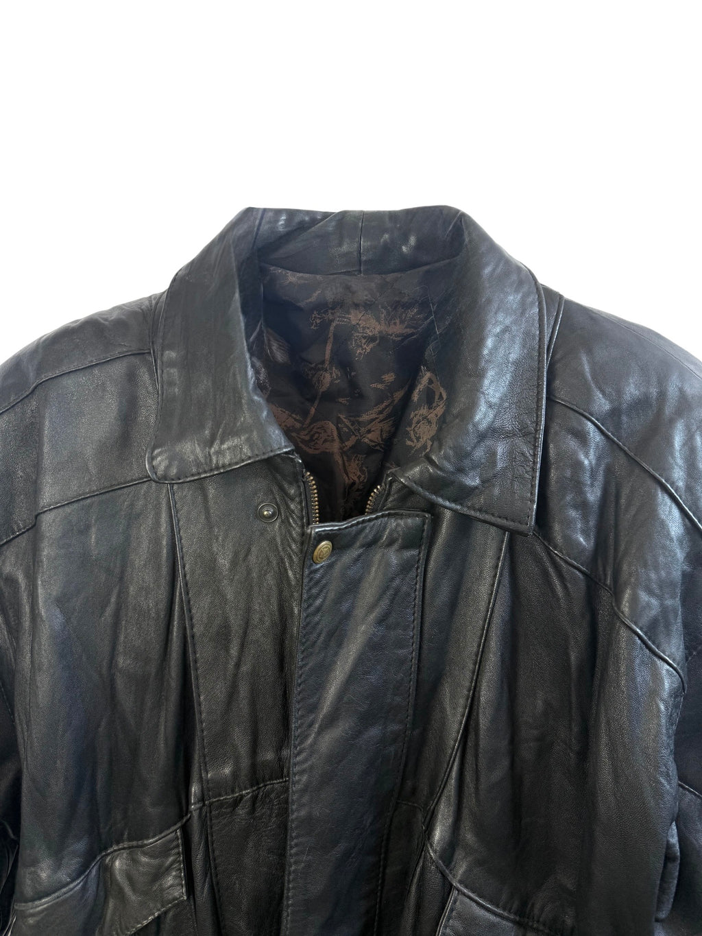 Vintage Leather Bomber