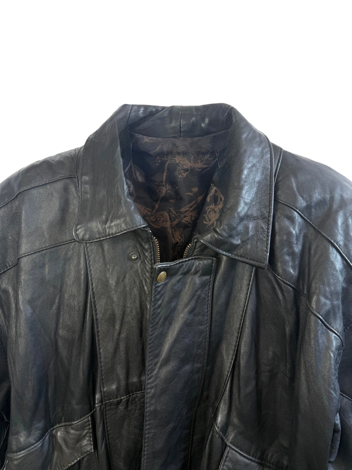 Vintage Leather Bomber