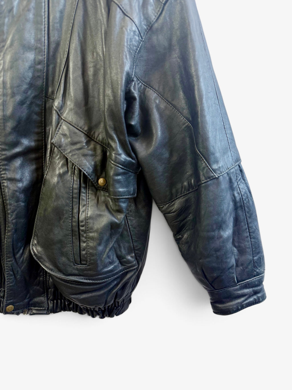 Vintage Leather Bomber