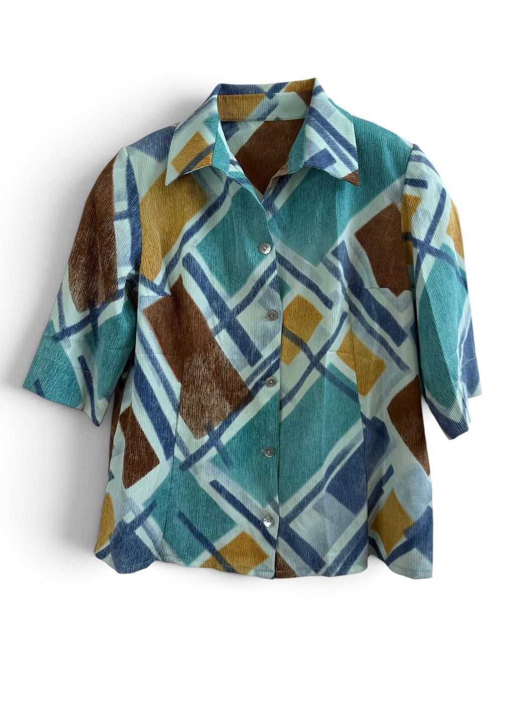 Vintage Printed Blouse