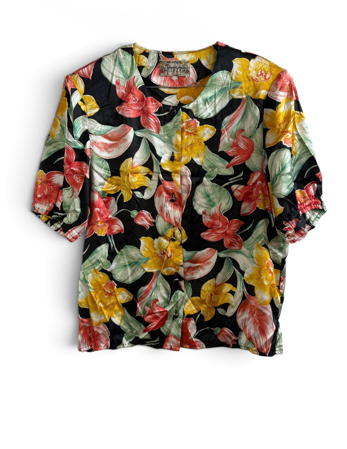 Vintage Floral Blouse