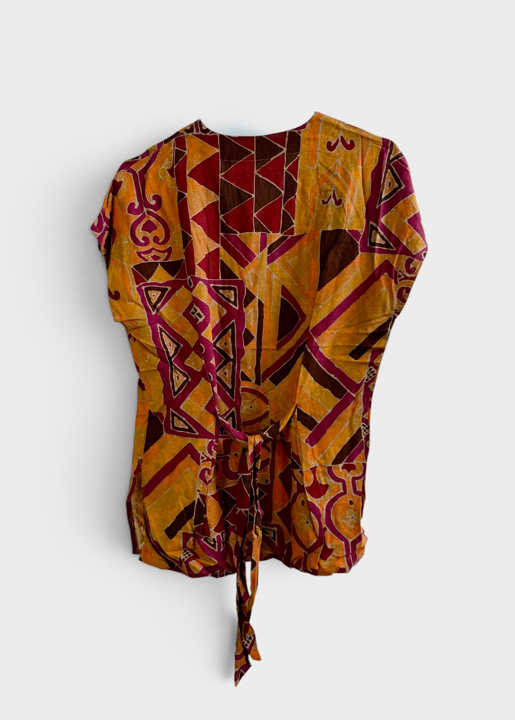 Vintage Printed Blouse