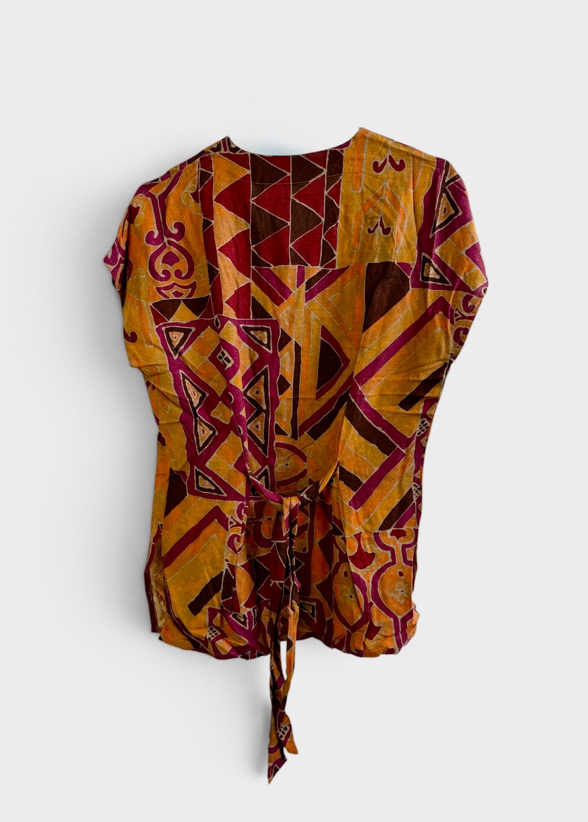 Vintage Printed Blouse