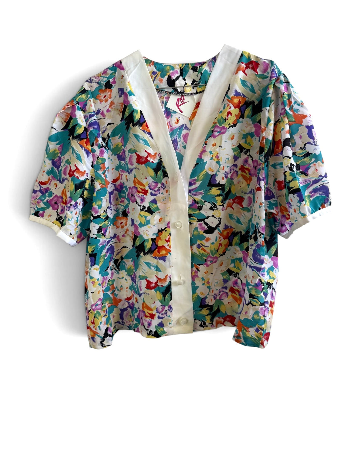 Vintage Floral Blouse