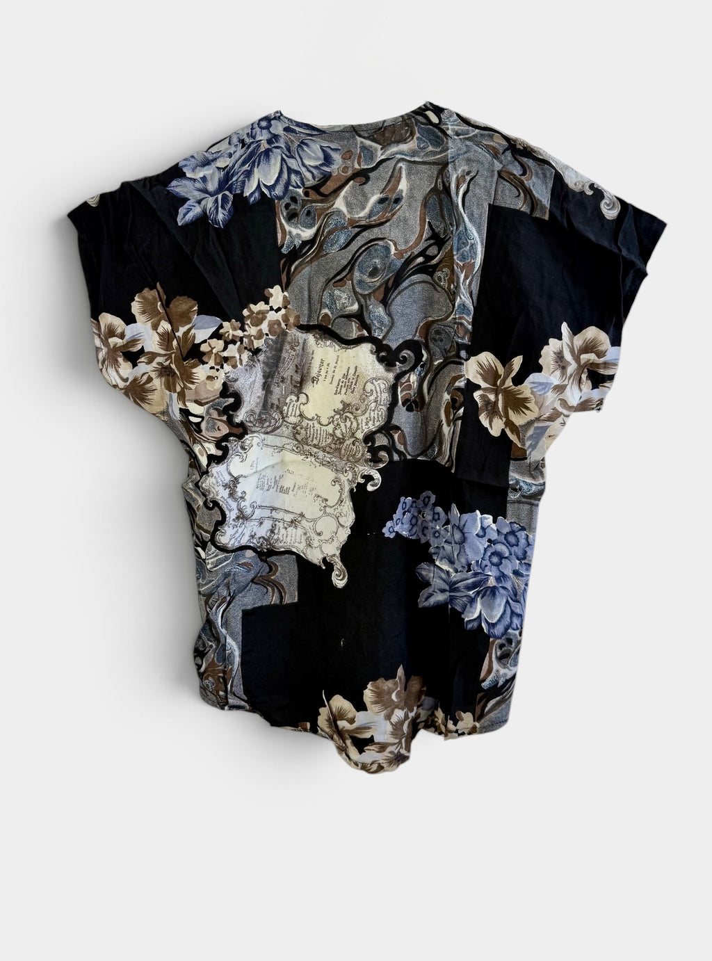 Vintage Printed Blouse
