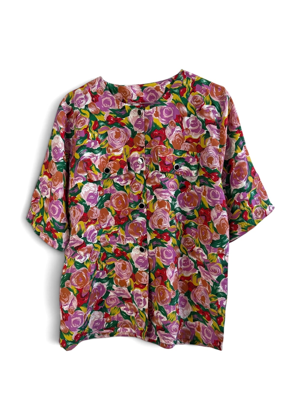 Vintage Floral Blouse
