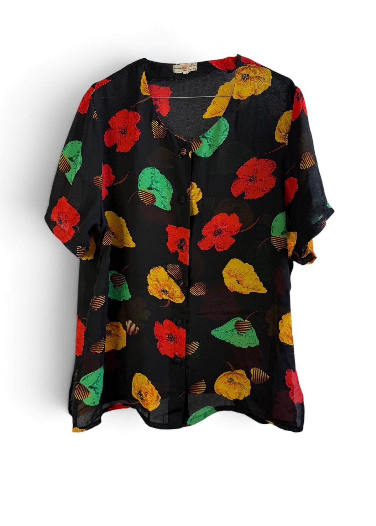 Vintage Floral Blouse