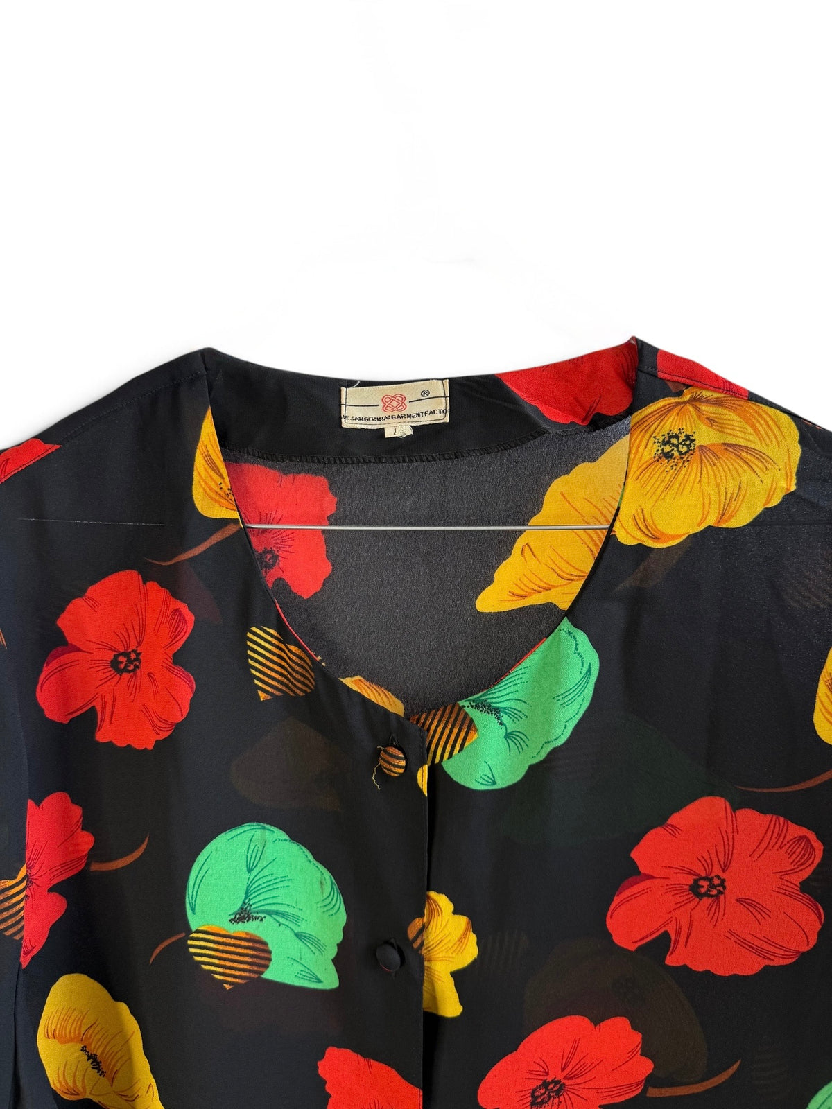 Vintage Floral Blouse