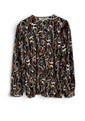 Vintage Printed Blouse