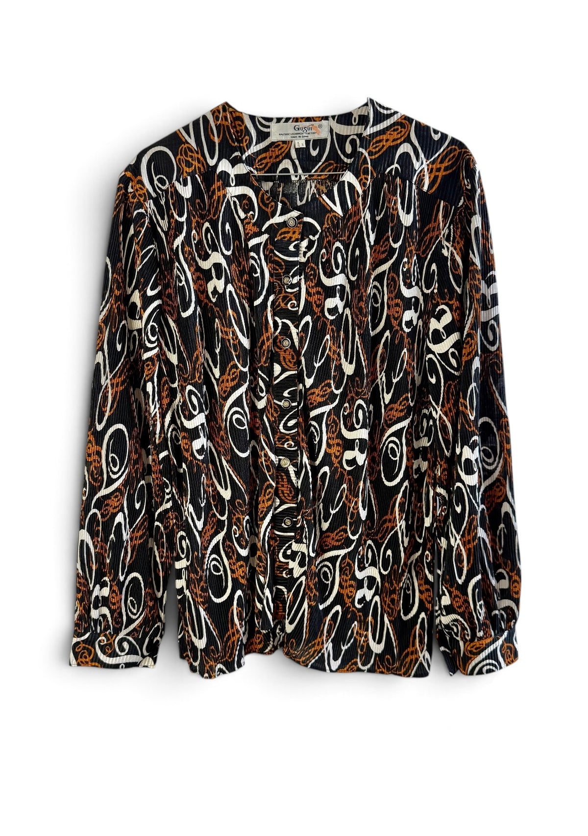 Vintage Printed Blouse