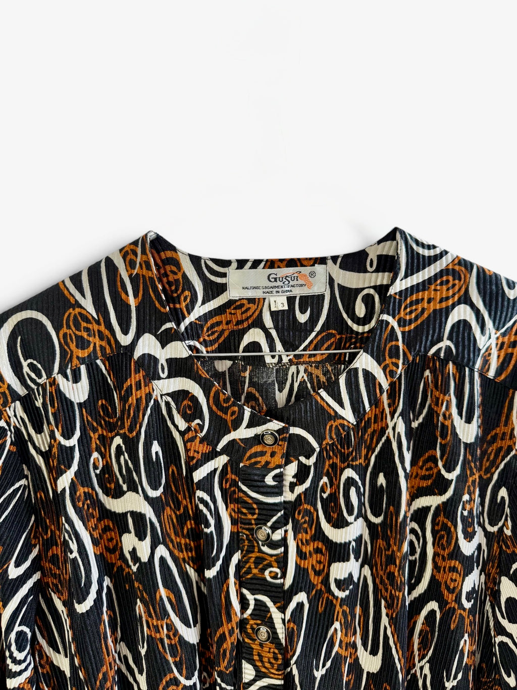 Vintage Printed Blouse