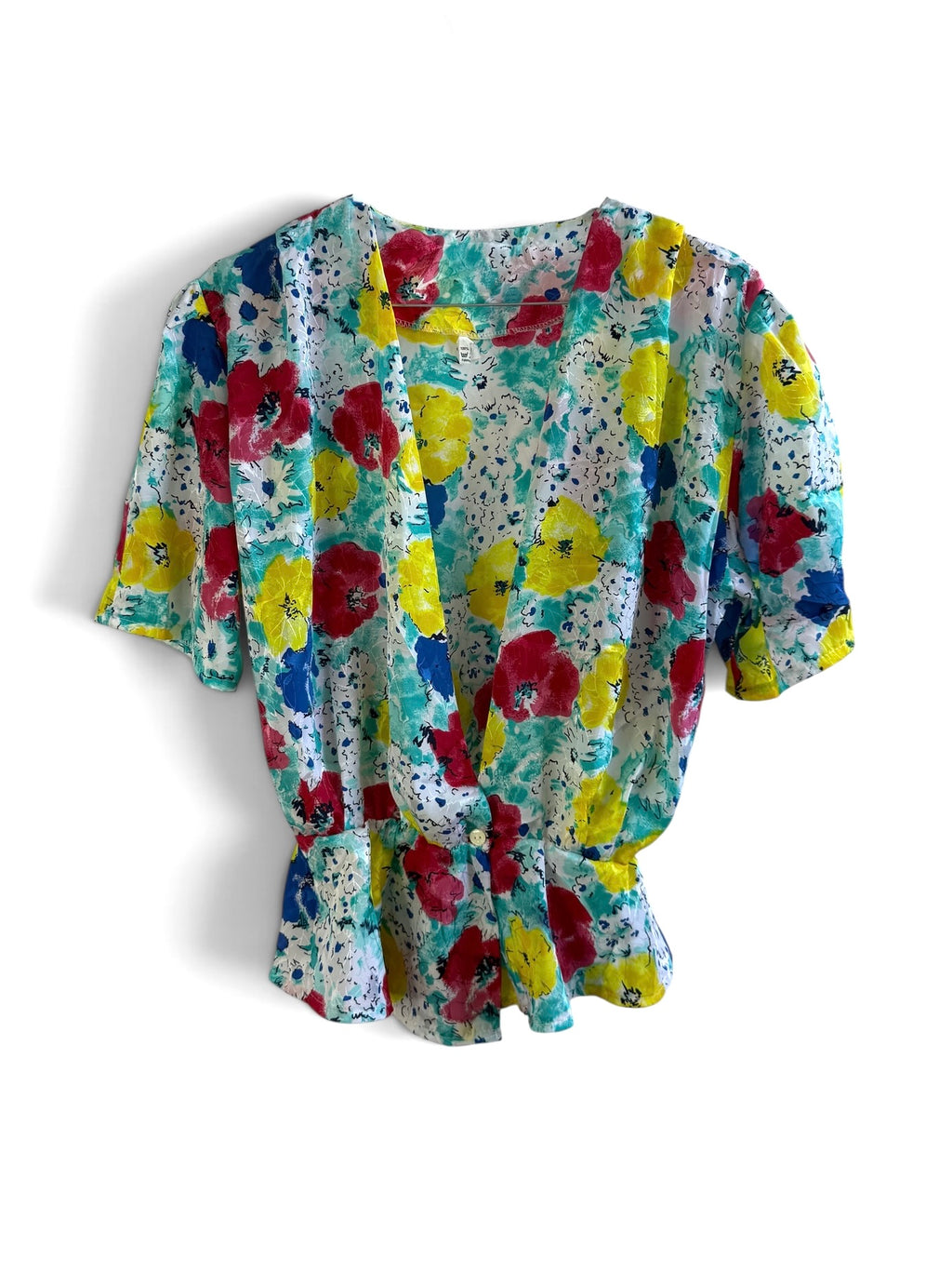 Vintage Floral Blouse