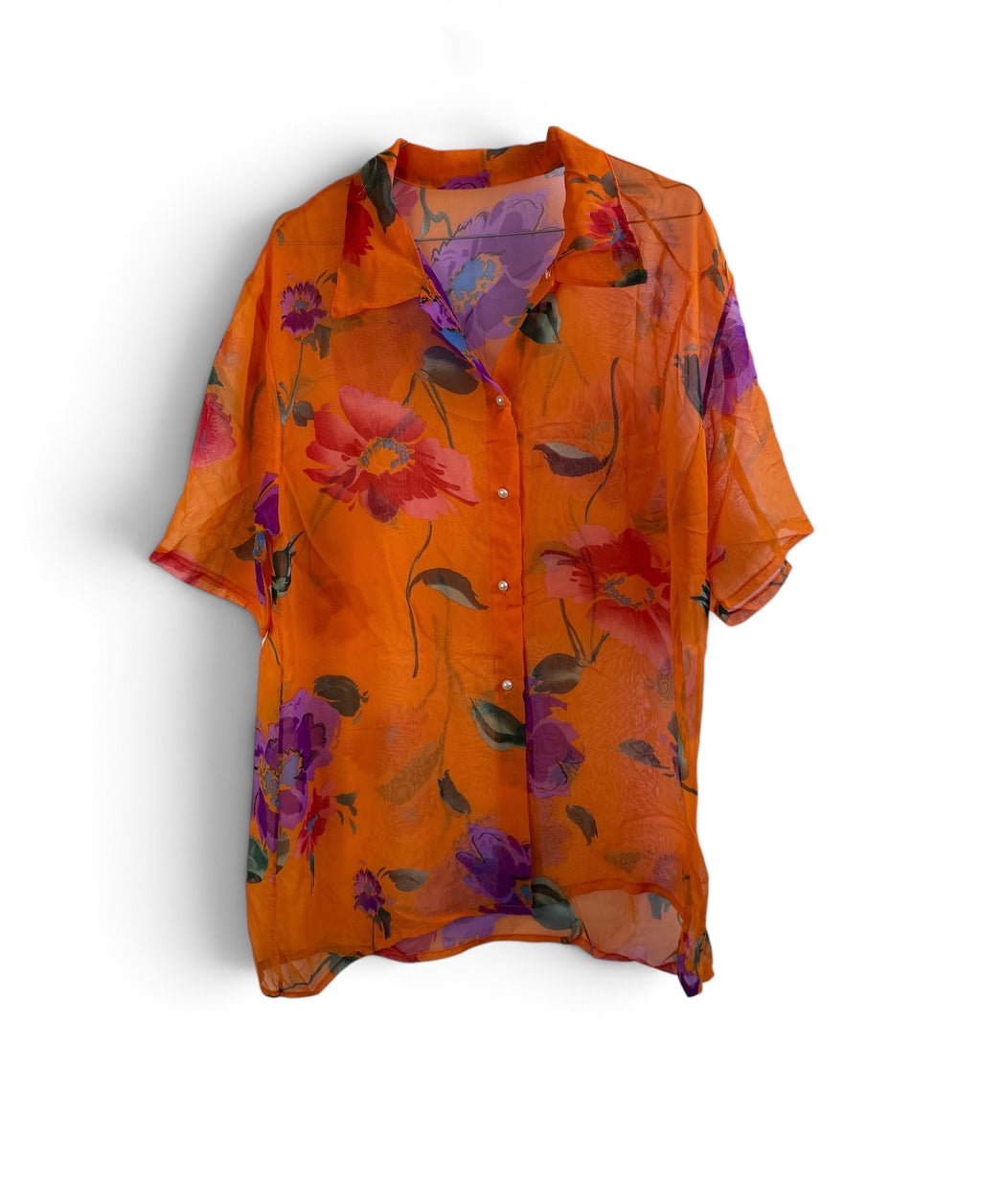 Vintage Floral Blouse