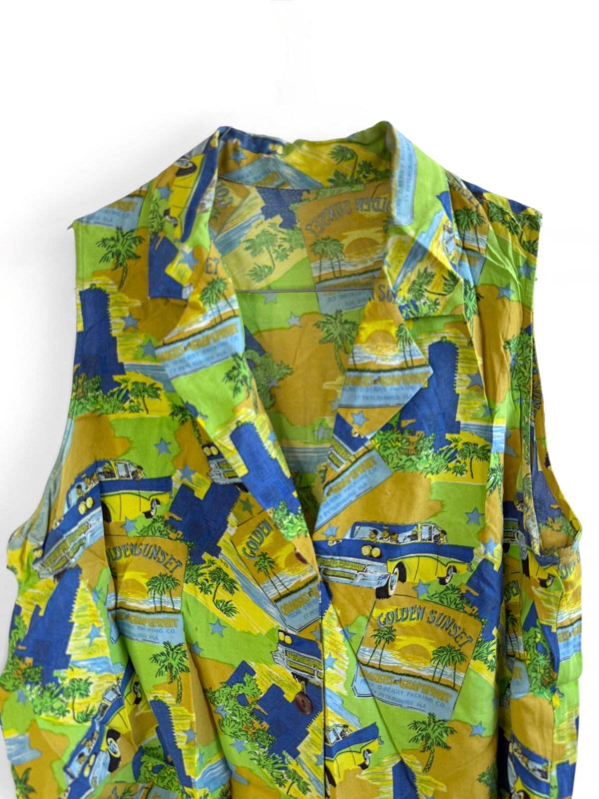 Vintage Printed Blouse