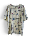Vintage Floral Blouse