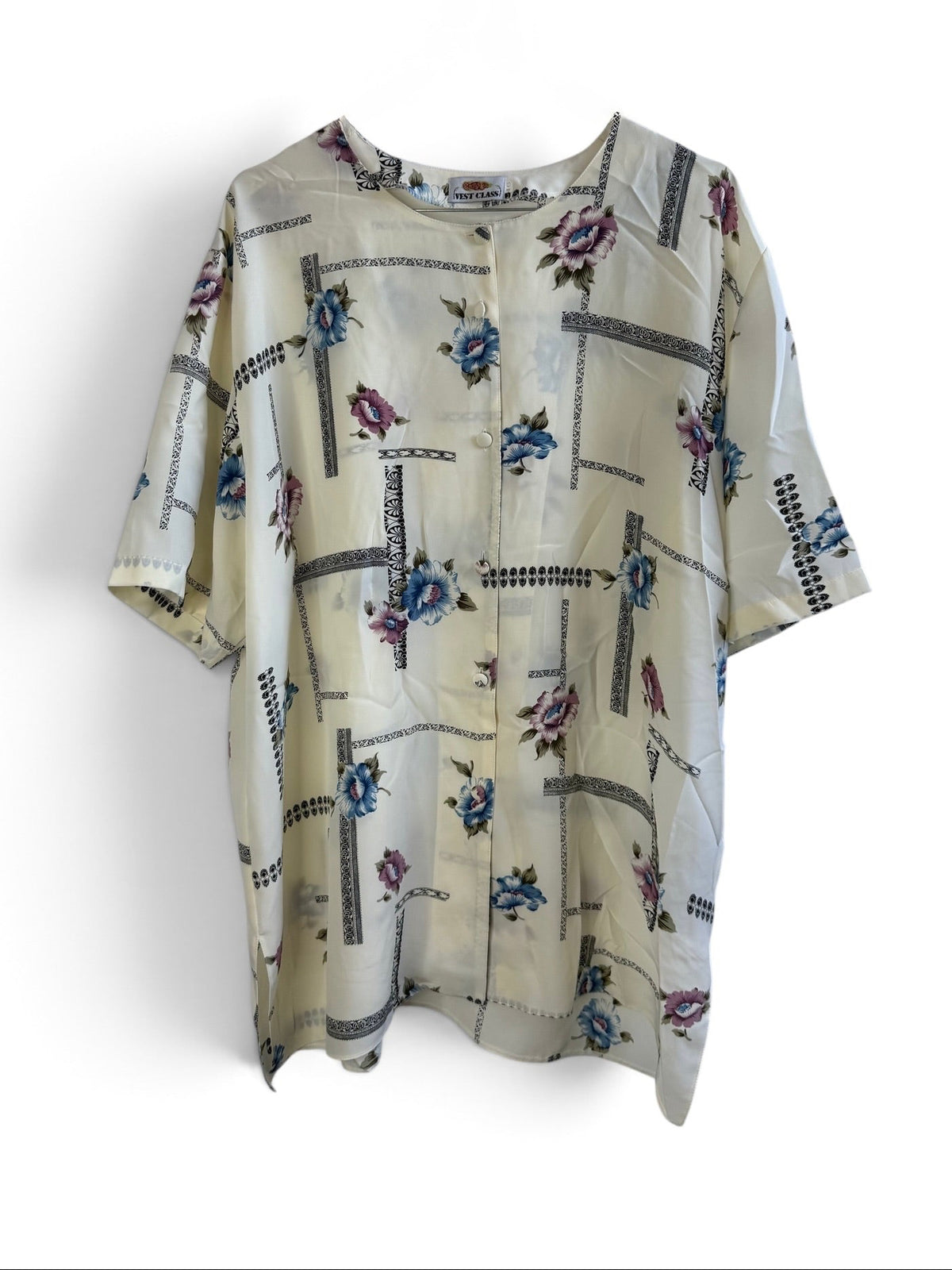 Vintage Floral Blouse