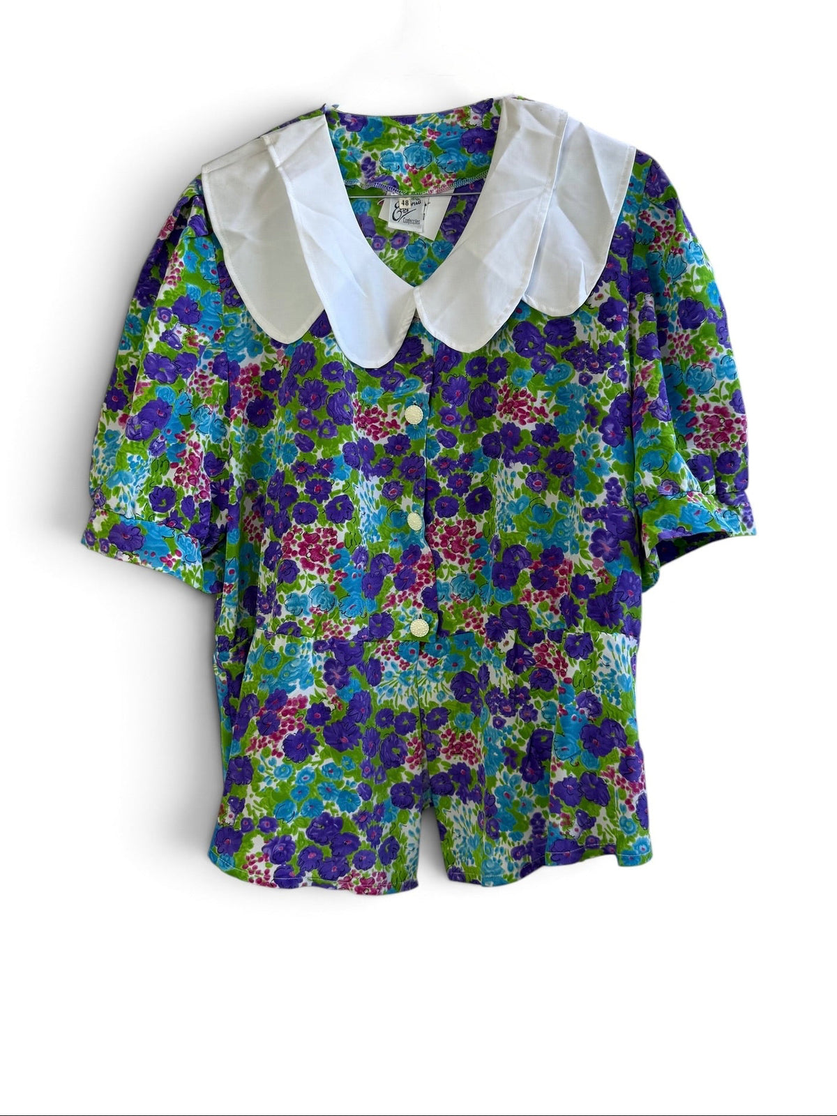 Vintage Floral Blouse
