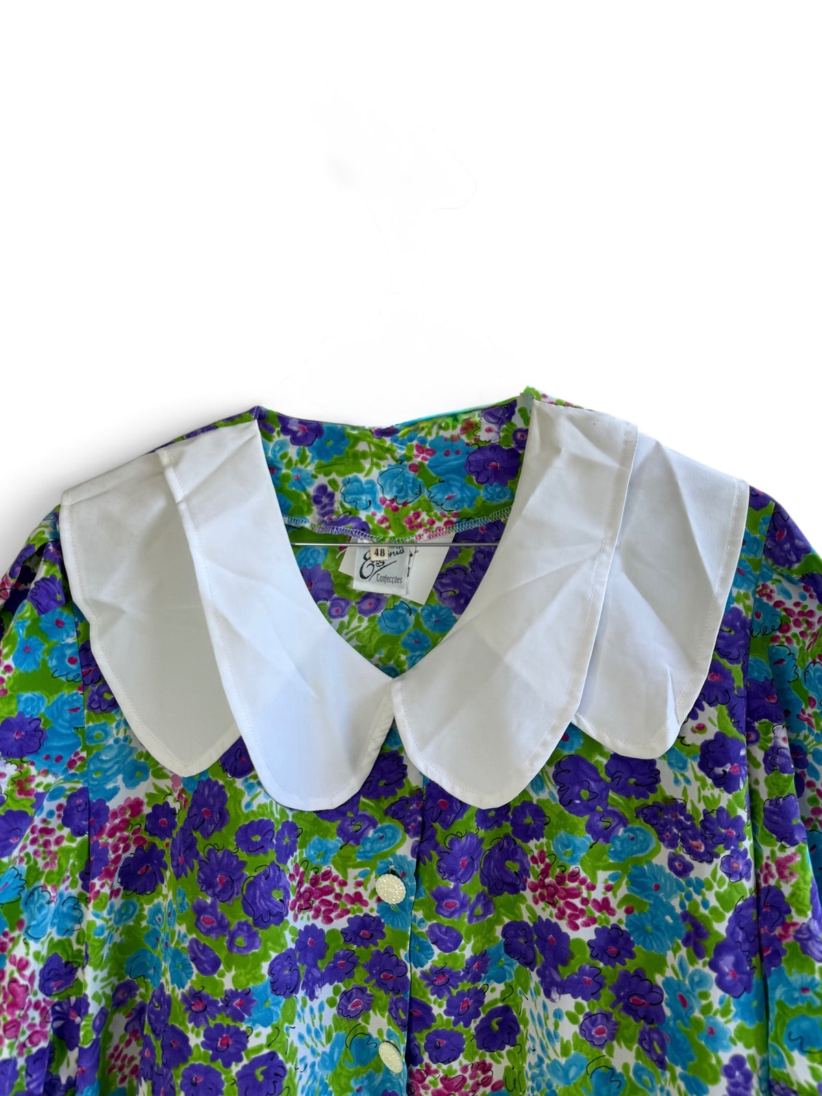 Vintage Floral Blouse