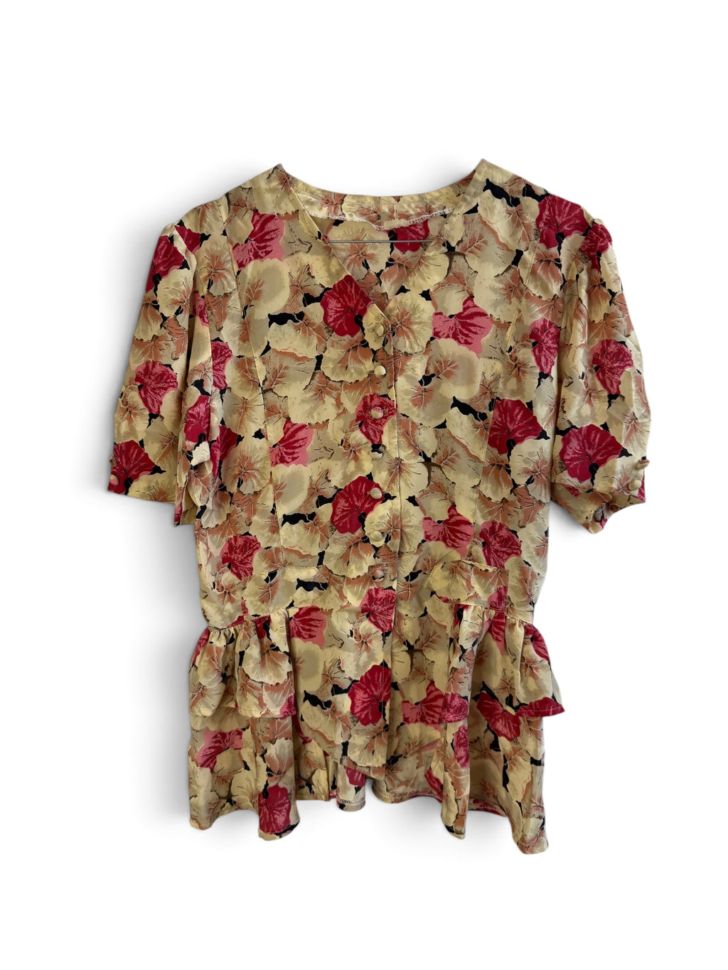 Vintage Floral Blouse