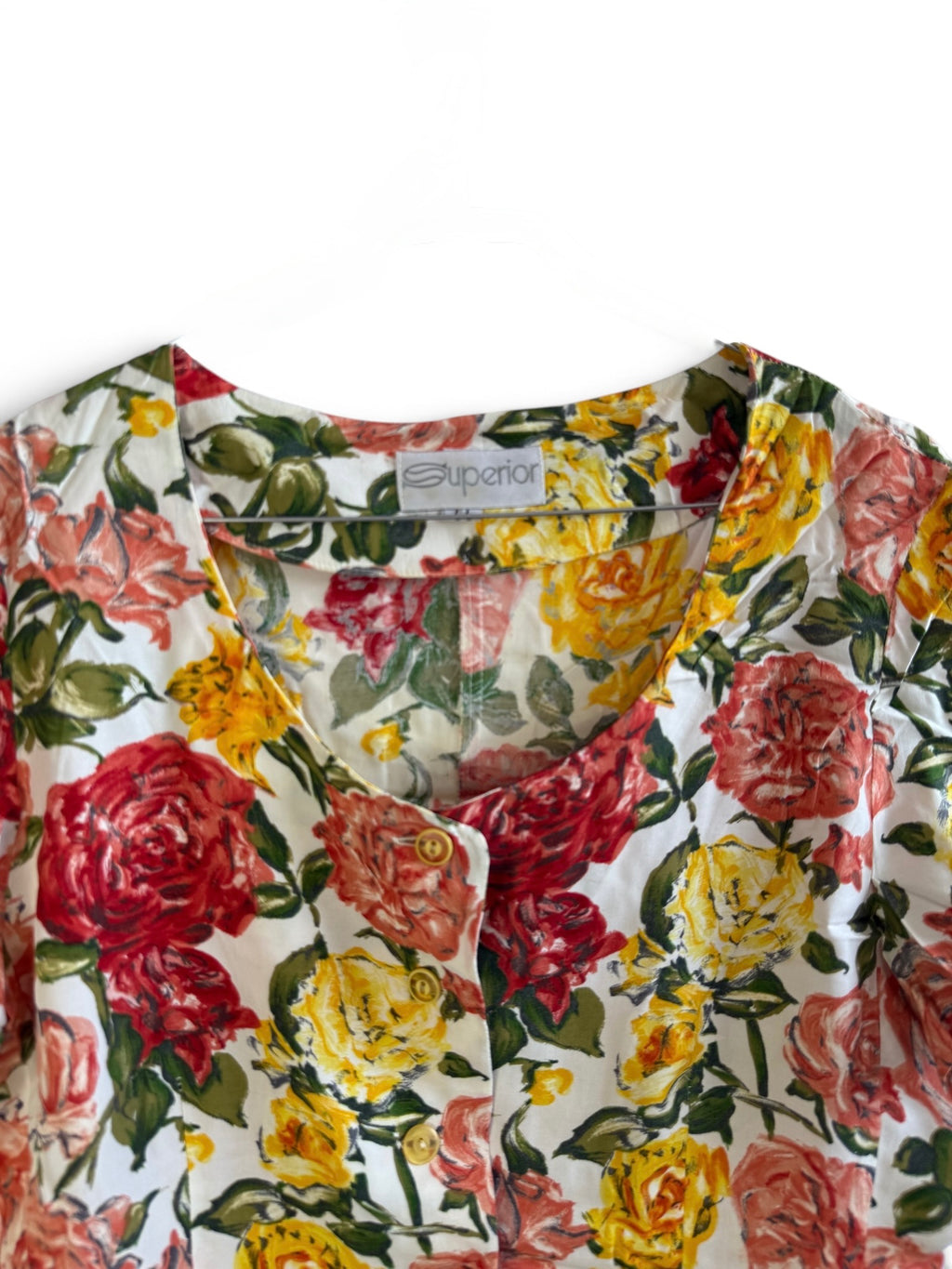 Vintage Floral Blouse